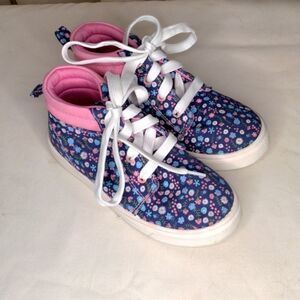 Oomphies girls high top lace up sneakers size 11
